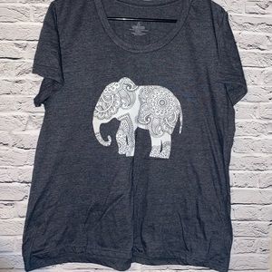 Elephant graphic tee